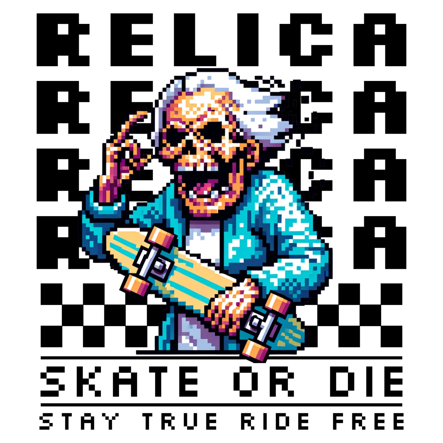 Regular Tee "Skate or Die"