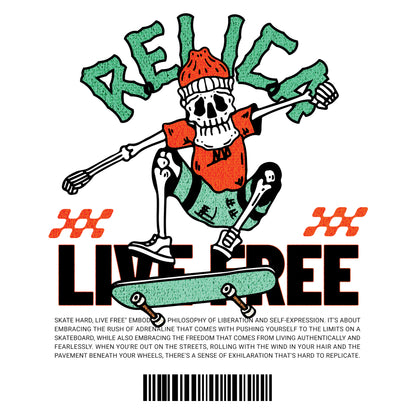 Regular Tee "Live Free"